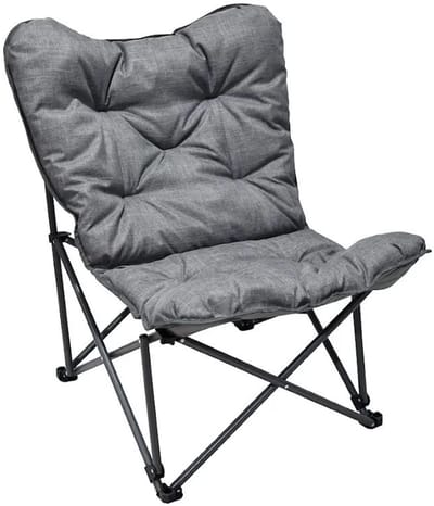 Human Comfort Aluminium Chair Orcival - Campingstoel - Stalen Frame - 600D Polyester - Draagtas Inbegrepen
