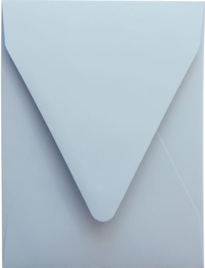 Gladde blauwe enveloppen A6 - 182 x 134 mm - 25 stuks - NK natgelijmde - 120 gram - Malmero - Netuno
