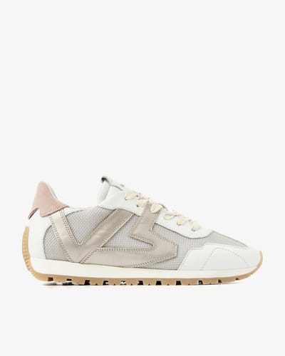 VIA VAI Scott Kenzie Sneakers Dames - Mesh,Su�de,Leer - Roze
