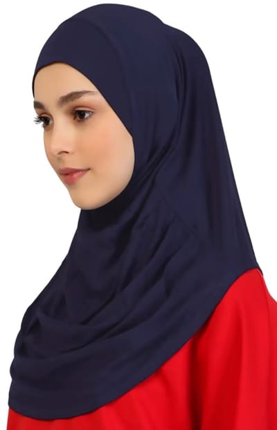 Actie4you® - Sjaal Vrouwen - Hijab – Hoofddoek - Turbanische Chiffon – Hoofddeksel - Tulband - Arabische Sjaal – Lang - Donker Blauw