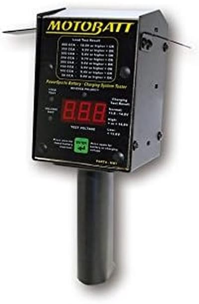 Accutester - Batterijtester - Motor Accu Controleren - 3-Cijferig LED Display - 12 Volt - Zwart