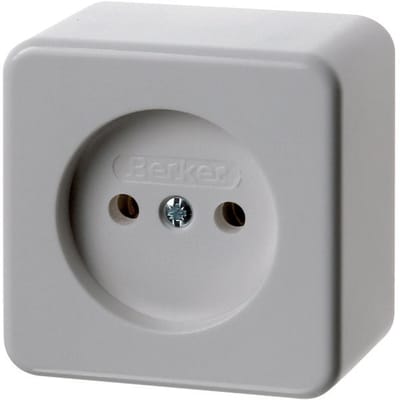 Hager Berker Wandcontactdoos (WCD-schakelmateriaal) (Europese Stekkerdoos) - 61600049