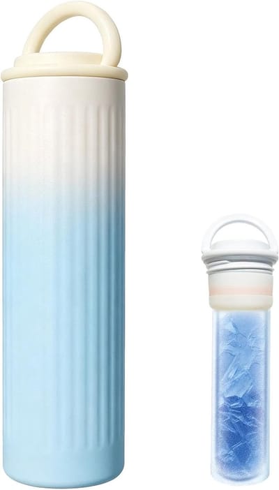 Herbruikbare Ice Gel Pack - Koelstok Lekvrij - Langdurige Koude - Dubbelwandige Vacuümisolatie - 5.2x17cm - Blauw