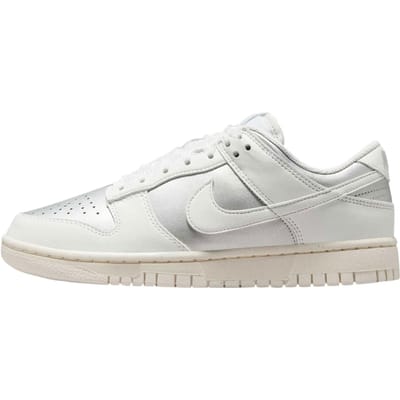 Nike Dunk Low Next Nature Sheer Lace Pack - Metallic Platinum Dames Sneakers Zilver Summit-White Pale-Ivory IB7311-001 37.5 white