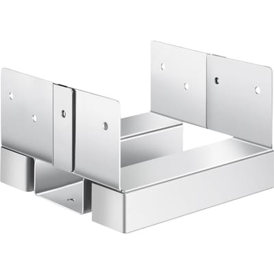 10 Stuks 6x6 Paalvoet Paalanker voor Beton Binnenmaat 5,49x5,57 inch
