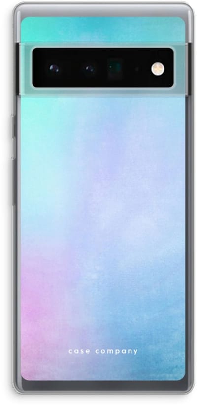 Case Company® - Hoesje geschikt voor Google Pixel 6 Pro hoesje - Mist pastel - Soft Cover Telefoonhoesje - Bescherming aan alle Kanten en Schermrand