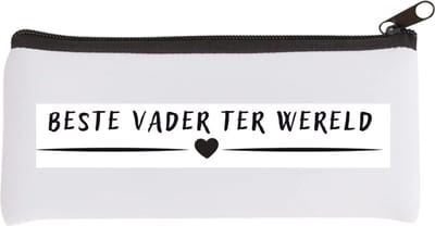 Akyol - beste vader ter wereld Etui - Vader - father - leuk cadeau voor je vader - 20 bij 9 cm