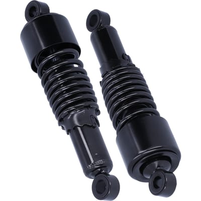 Paire d'amortisseurs de moto 10,5 pouces Amortisseur en acier inoxydable Convient pour XL883 XL1200R XL1200L black
