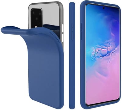 Nano Silicone backcover hoesje Geschikt Voor Samsung Galaxy S20 - Blauw