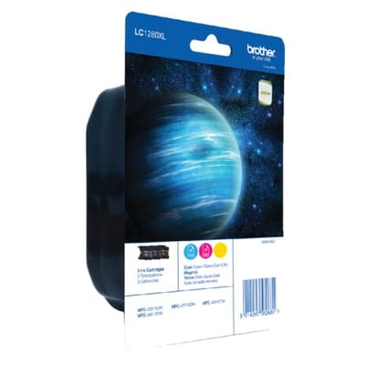Brother LC-1280XLRBWBP - Inktcartridge / Geel / Cyaan / Magenta / Hoge Capaciteit