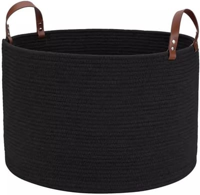 Speelgoedopberger - Opbergmand - Kinderspeelgoed organiseren - Grote opbergruimte - 55x35cm - Naturel