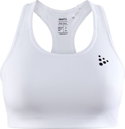 CRAFT TRAINING BRA PADDED W Dames Sportbeha - Wit