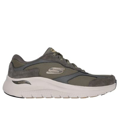 Skechers Arch Fit 2.0 - The Keep - Heren Sneakers - Olijfgroen