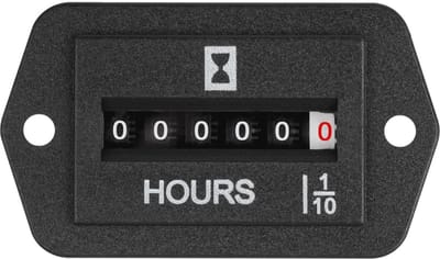 Mechanische Urenmeter voor Gebruikers van 6-80V, Waterdicht, Voor Dieselmotors, Tractoren, Generators, en Meer