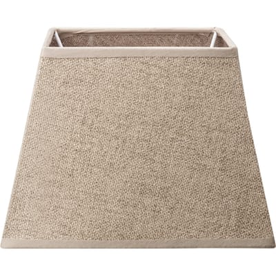 Home Sweet Home - Stoffen - Stoffen Lampenkap - Rectangle - Brown - Minimalistische stijl - 20 x 14 x 14 cm - E27 fitting - voor tafellampen - voor