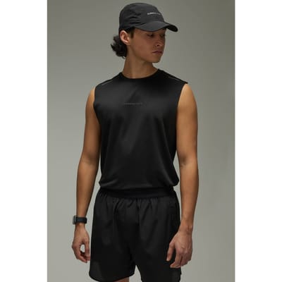 Common Pace Running Ultra Tank Top | Black | Size XS