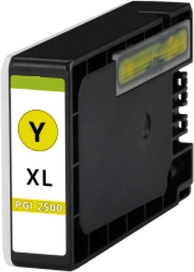 PGI-2500 Geel - Huismerk inktcartridge compatible met Canon MAXIFY iB4050 / Canon MAXIFY iB4150 / Canon Maxify MB 5150 / Canon MAXIFY MB 5155 / Canon Maxify MB 5450 / Canon MAXIFY MB 5455 / Canon MAXIFY MB5050 / Canon MAXIFY MB5350