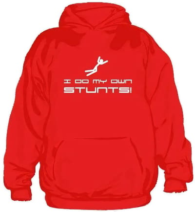 Hybris I Do My Own Stunts-hoodie SH-3-10145-H3-15