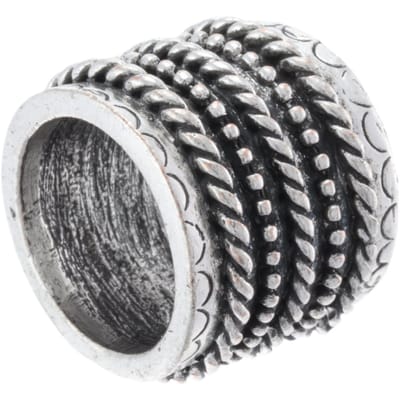 Behave - Ring - Vintage zilverkleurige brede ring met reliëf - Bohemian stijl - Unisex - Nikkelvrij