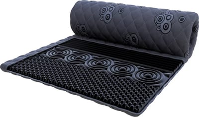 FDM® BLACK Topmatras 100x200 cm - Koudschuim Topmatrassen Topper Eenpersoons - Hoogte 5 cm H3 - HR H30 - Masserend - Öko-Tex gecertificeerd - Afritsbaar hoes wasbaar - Antiallergisch en Ademende