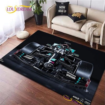 Raceauto Patroon Kleed voor Slaapkamer Woonkamer Tapijt voor Keuken Vloermatten Huisdecoratie Alfombra Kinderspel Antislip Vloerkussen Kleed 80*120cm