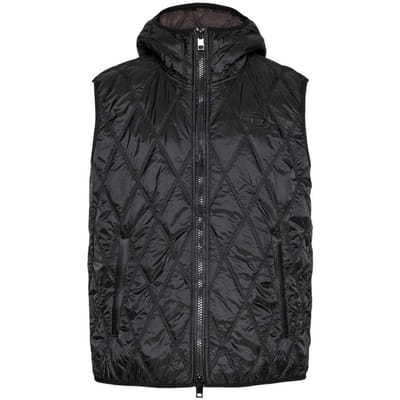 Diesel Herenco Quilted Gilet (Zwart)