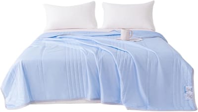 Verfrissende Dekens - Thermodeken IJseffect - Koel Slapen - Dubbelzijdig Comfort - 200x230cm - Blauw