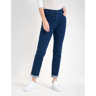 Raphaela by Brax Dames Jeans  Style LAURA NEW DARK BLUE, denim donkerblauw, maat 36