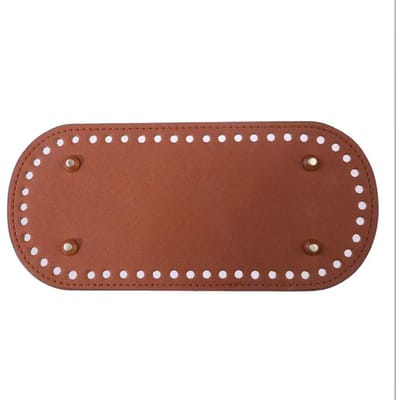 22x10cm Lange Bodem voor Gebreide Tas PU leer Tasbodem Handgemaakte Bodem Met Gaten DIY Haak Tas Bodem accessoires 22x10cm
