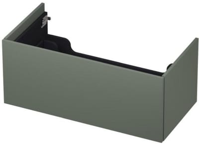 INK - Onderkast 1 Lade Push 2 Open Bestaande Uit - 900x450x376 Mm - Mat Beton Groen