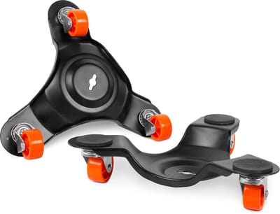 Set van 3-wiel Meubeltransportschijven voor Zware Lasten (2 Stuks)