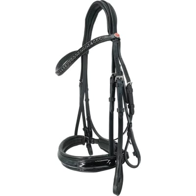 Dubbel hoofdstel Kieffer Paris with square chrome buckles