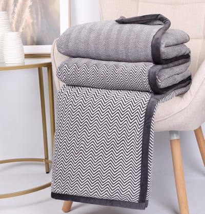XXL Pluche Plaid - Grote Zachte Sofa Dek van 150x200 cm in Grijs