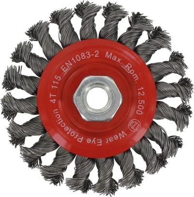 Ivana Rondborstel Getordeerd Staaldraad M14 115x0.50mm