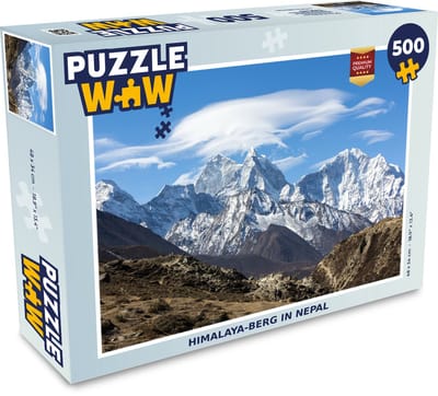 Puzzel Himalaya-berg in Nepal - Legpuzzel - Puzzel 500 stukjes