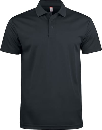 Clique Basic Active Polo 028254 - Zwart - M