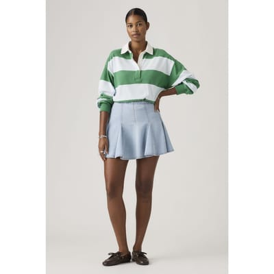Levi's Godet Mini Lightweight Skirt Maat: W24 | Mini Rokken Outlet | Dames | Blauw