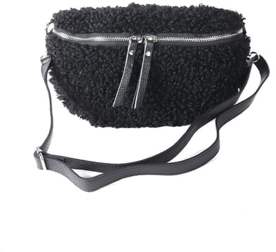 Giuliano Teddy heuptas Noreah - Zwart - Teddy - Dames - Made in Italy