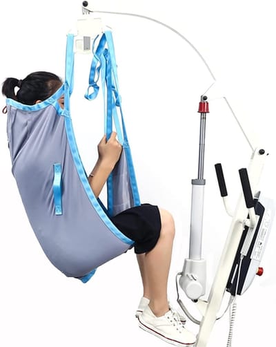 Patiënt Transfer Band - Hulp Band - Veilige Transfers - Nek en Hoofdsteun - 275 kg Belasting - Grijs