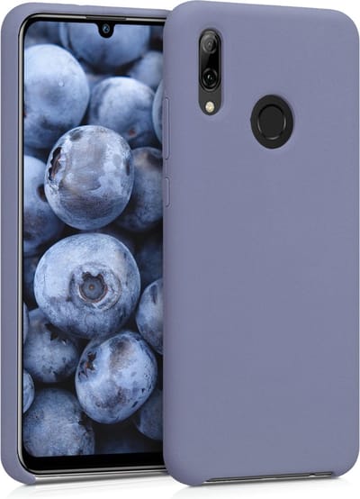 kwmobile telefoonhoesje geschikt voor Huawei P Smart (2019) - Hoesje met siliconen coating - Smartphone case in lavendelgrijs