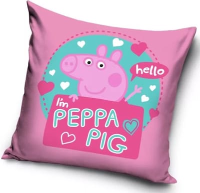 Sierkussen - Hello I'm Peppa Pig 40x40cm