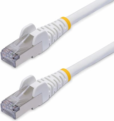 StarTech.com 2m CAT8 Netwerkkabel, Wit, Snagless RJ45, 25G/40G, 2000MHz, 100W PoE++, S/FTP, 26AWG 100% Pure Koperdraad, LSZH, Shielded Ethernet Kabel met Trekontlasting, Fluke Channel Getest