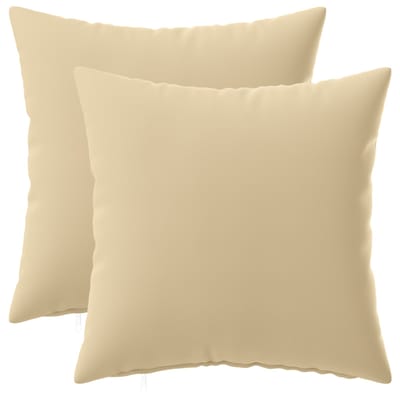 vidaXL - Kussensloop - 2 - pcs - HEERLEN - Beige - 30 - x - 30 - cm - Polyester