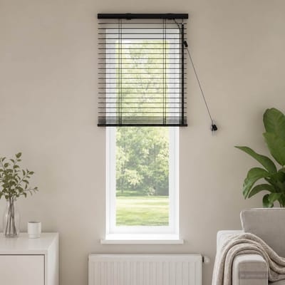 vidaXL - Venetiaanse - jaloezie - Donkerbruin - 55 - x - 130 - cm - 35 - mm