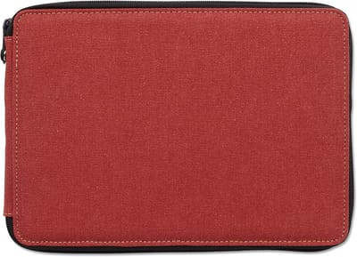 Compacte Canvas Etui voor Kunstenaars - Organiseer en Berg Potloden Handig op