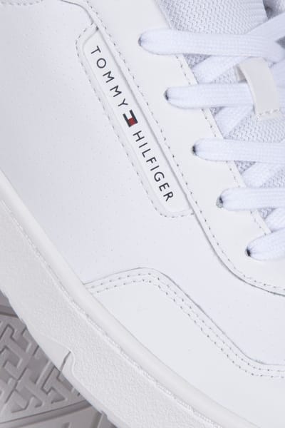 Tommy Hilfiger Basket Core Trainers White Taglia: 41 | Sneakers Outlet | Uomo | Bianco