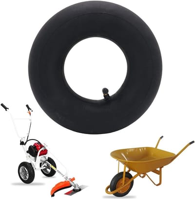 Vervangende binnenband - Reserve binnenband - Transport en verplaatsing - Duurzaam rubbermengsel - 410/35-4 inch - Zwart