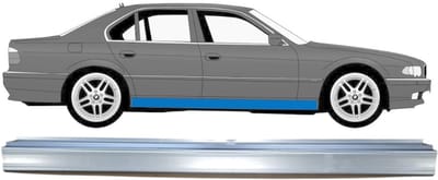 Reparatie dorpel voor BMW 7 E38 1994-2001 / Links = Rechts (symmetrisch)