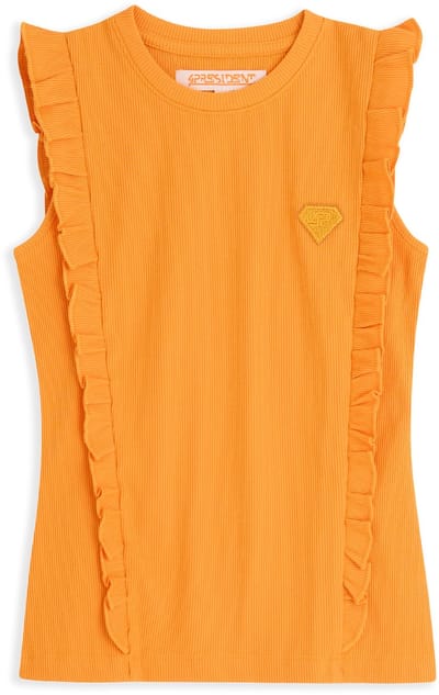 4PRESIDENT T-shirt meisjes - Iceland Poppy - Maat 116 - Meiden shirt