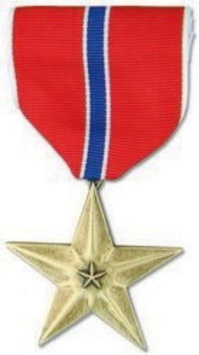 Amerikaanse Militaire Onderscheiding: Bronze Star Medaille - Volledige Grootte, Metallic